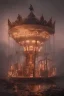 Placeholder: An Abandoned Carousel In Flames, Hyperdetailed, Digital Painting, Digital Illustration, Extreme Detail, Digital Art, 4k, Ultra Hd, Realistic And Natural, Detailed, Hyperrealism, Concept Art, Matte Painting, Trending On Artstation, Greg Rutkowski, Johan Grenier .