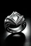 Placeholder: A gray diamond-shaped translucent gem wrapped around a bright candle flame in the ring.