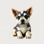 Placeholder: logo like miniature low detail dog