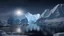 Placeholder: antarctica at night,glaciers,lakeside,8k, volumetric lighting, Dramatic scene,