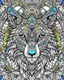 Placeholder: ANIMAL MANDALAS Adult Coloring Book Anxiety Relief Coloring Book for Adults