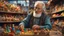 Placeholder: elderly male market trader selling all kinds of traditional children's toys, dolls, toy trains, toy cars, dolls house, toy buildings, games, puzzles, head and upper body, perfect eyes, exquisite composition, beautiful detailed intricate insanely detailed octane render, 8k artistic photography, photorealistic concept art, soft natural volumetric cinematic perfect light, chiaroscuro, award-winning photograph, masterpiece, raphael, caravaggio, greg rutkowski, bouguereau