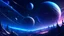 Placeholder: Generate a futuristic sci-fi moon scene for a space travel interface with a purple color pallete