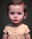 Placeholder: Heath lether toddler, full body, soft skin, dramatic lighting, hyper realistic