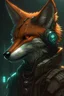 Placeholder: cyberpunk anthropomorphic fox