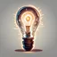 Placeholder: lightbulb game stylized, no background