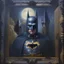 Placeholder: An oil painting of a dark universe masonic batman