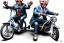 Placeholder: true-to-life pencil and color marker portrait of realistic joe biden riding a tricycle, with an extra set of carrying wheels and rollcage for safety, by kim jung gi