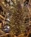 Placeholder: Christmas tree inside futuristic steampunk space ship