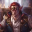 Placeholder: DnD Fantasy Red Teifling in CEO Buisness Tuxedo