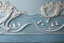 Placeholder: ((pale blue exquisite bas-relief art sea waves and birds on wall)) , with thin wavy lines decorative elements, work of art, intricate, vertical light, shadow, bas-relief art , masterpiece