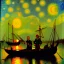 Placeholder: Portrait in oil of old fishermen , sunset, fantasy 8k by Van Gogh