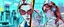 Placeholder: cyberpunk mega city fallout 4, airbrush and pen outline, A cinematic, high-end advertisement image for a fictional service called “Business Women Spice Girl Nurse Glam Fashion Party™”. Split-screen composition with two contrasting emotional states. Mad scientist getting injected.