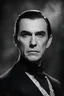 Placeholder: head and shoulders portrait - Bela Lugosi as Count Dracula - 32k, UHD, 1080p, 8 x 10, glossy professional quality digital photograph - dark foggy gradated background, historic, powerful, octane rendering, exquisite detail, 30 - megapixel, 4k, 85 - mm - lens, sharp - focus, intricately - detailed, long exposure time, f8, ISO 100, shutter - speed 1125, diffuse - back - lighting, ((skin details, high detailed skin texture)),