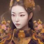 Placeholder: Japanese female warriors photography, their heads are too close together, very close-up, front portrait, impressive warrior costume, insanely detailed, 16k resolution, intricate detail, cinematic environment, depth of field, sharp focus, hyper realistic