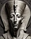 Placeholder: Illustrative sketch of Pharaoh Akhenaten, front view, ultra quality, hyper detailed, maximalist, 8k