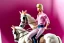 Placeholder: Ken is riding Barbie Watercolour