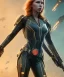 Placeholder: black widow, golden suit, full body close up, soft light atmosphere, light effect，vaporwave colorful, concept art, smooth, extremely sharp detail, finely tuned detail, ultra high definition, 8 k, unreal engine 5, ultra sharp focus