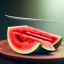 Placeholder: Samurai cut watermelon in slices with sword, unreal engine 5, 8k resolution, photorealistic, ultra detailed