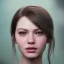 Placeholder: portrait of a beautiful girl looks very details but, hyper realistic, 8k, rtx, refleksi, full body, sort hair, eye ocean blue, halter