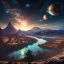 Placeholder: Beautiful view five planets Jupiter, Mercury, Venus, Uranus, Mars align sky universe filled with night stars constellations and milkyway. Modifiers: sharp focus extremely detailed Award winning photography fantasy intricate 8k beautiful dynamic lighting award winning fantastic view high definition crisp quality Unreal Engine colourful VRay