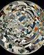 Placeholder: A gray celestial galaxy designed in ancient Roman mosaics painted by Raymond Duchamp-Villon