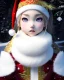 Placeholder: Detailed cute happy anime Kunoichi Christmas snowman, Christmas colours, intricate details, full body portrait, keep head in frame, slight smile, black Japanese motif, concept art, highly detailed, digital painting, concept art, sharp focus, illustration, art by Yoji Shinkawa, WLOP and greg rutkowski and alphonse mucha and artgerm and yanjun Chen and Junji ito and Makoto Shinkai, HDR, octane render