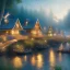 Placeholder: birds building houses by the river, 4k, Highly Detailed, perfect eyes, Digital Illustration, Cinematic Lighting, Realistic, Sharp Focus, Centered, Beautifully Lit, Bioluminescent by Stanley Artgerm Lau