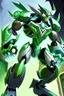 Placeholder: A new space creature from Ben 10 cartoon. Strong and graceful. Advanced metal. Magical power, precise detail and intense power