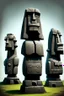 Placeholder: moai easter island golems