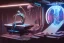 Placeholder: ( cyberpunk 2077, bladerunner 2049 ), a complex thick bifurcated robotic cnc surgical arm cybernetic symbiosis hybrid mri 3d printer machine making a bio chemical lab, art by artgerm and greg rutkowski and alphonse mucha, biomechanical, lens orbs, global illumination, lounge, architectural, f 32