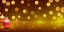 Placeholder: Abstract Christmas bokeh vectors background - gold, pink blurred glitter lights - banner, header, panorama