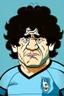 Placeholder: Diego Maradona cartoon 2d