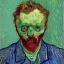 Placeholder: Portrait of a zombie by Van Gogh