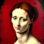 Placeholder: portrait of a beatiful woman Michelangelo style