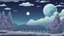 Placeholder: moonlight background for 2d platformer no front side only sky