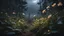 Placeholder: fragile flower in a storm. in flower forest at night, perfect composition, hyperrealistic, super detailed, 8k, high quality, trending art, trending on artstation, sharp focus, studio photo, intricate details, highly detailed, by greg rutkowski