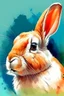 Placeholder: Discover the Perfect animal rabbit Front Cover Design painting art logo