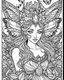 Placeholder: fairy coloring page