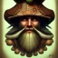 Placeholder: Mushroom shaman, full beard, portrait