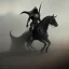 Placeholder: franz frazetta style, The Death Dealer, nazgul, dread