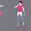 Placeholder: person, animation, dynamic, shape language, style, turnaround, aesthetic