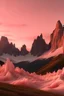 Placeholder: Light Pink Sunset dolomites