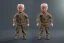 Placeholder: One trump G.i. joe doll standing by himself