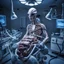 Placeholder: alien doing surgical procedure on man,open chest heart surgery,cables,operating lamp,surgical tools,detailed,8k, Mysteriousphoto, pereallistic cover photo, awesome full color, cin