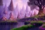 Placeholder: Immersive​ fantasy elven town house city in the deep forest with ancient elder tree blossom river 4k full hd