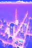 Placeholder: Tokyo city view from above. Anime style