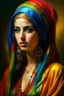 Placeholder: oriental arabic woman portret neoclassism colorfull