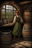 Placeholder: Within the cozy confines of the inn, nestled deep in the shire's sheltering valleys, the cheerful hobbit sexy girl stood drying mugs behind the well-worn counter. Before him sat his own stein, steaming gently in the firelight. Dark as finest bogwater was the elixir within, crowned with foam delicate as new-fallen snow. Slow spirals rose as it breathed, perfuming the air with notes beyond any grown in the gardens of the Halflings: deep and mysterious as tilled earth, spiced with hints of cocoa