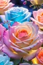 Placeholder: Trés belles roses, rainbows, beautiful colors gardens , flowers, cascades